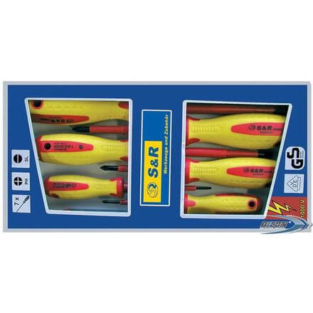 Набор диэлектрических отверток 1000V S&R 250681307