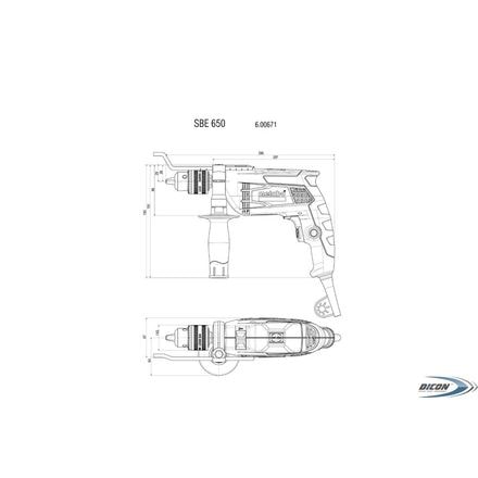 Ударная дрель Metabo SBE 650 600671850