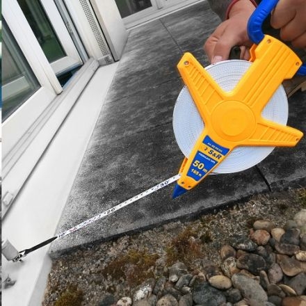 Рулетка 50 м Fiberglass Tape S&R